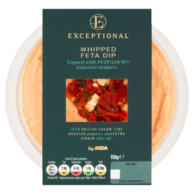 Exceptional by ASDA Whipped Feta Dip 150g