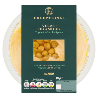 Exceptional by ASDA Velvet Houmous 175g