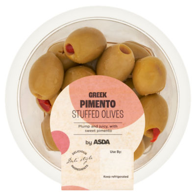 ASDA Greek Pimento Stuffed Olives 150g