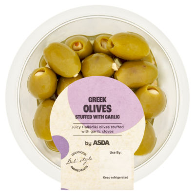 ASDA Greek Olives Stuffed with Garlic 150g