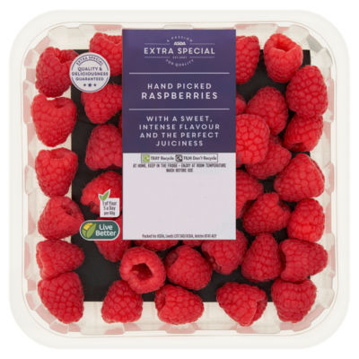 ASDA Extra Special Hand Picked Raspberries 175g