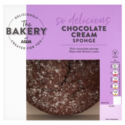 The BAKERY at ASDA Chocolate Cream Sponge