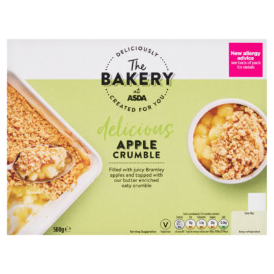 The BAKERY at ASDA Delicious Apple Crumble 500g