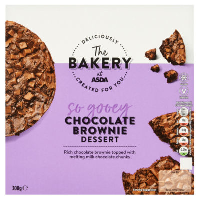 The BAKERY at ASDA Chocolate Brownie Dessert 300g