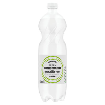 ASDA Indian Tonic Water with a Lime Flavour Twist 1 Litre