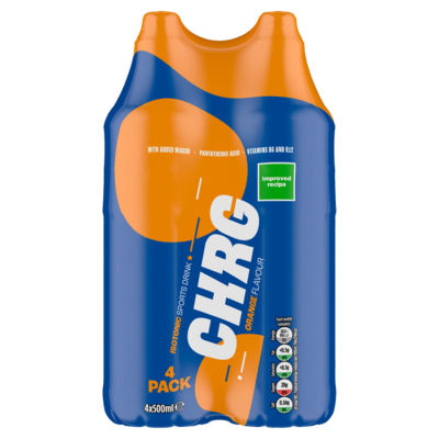 ASDA Isotonic Sports Drink Chrg Orange Flavour 4 x 500ml