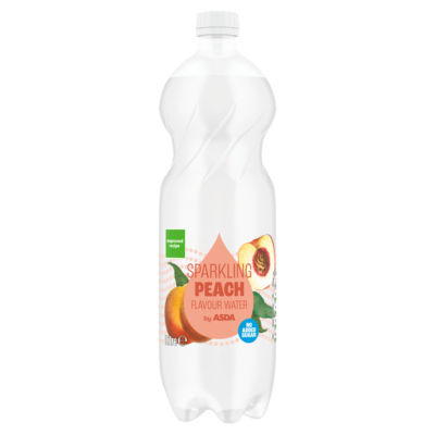 ASDA Sparkling Peach Flavour Water 1 Litre