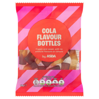 ASDA Cola Flavour Bottles 50g