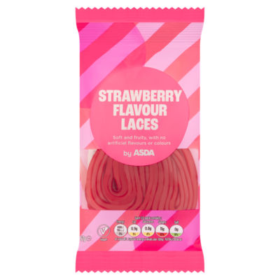 ASDA Strawberry Flavour Laces 50g