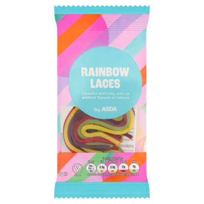 ASDA Rainbow Laces 50g