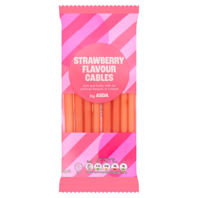 ASDA Strawberry Flavour Cables 50g