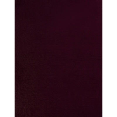 George Home Plain Fur Throw Burgundy