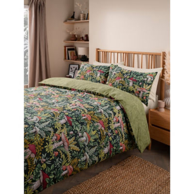 George Home Toadstool Forest Reversible Duvet Set - Single