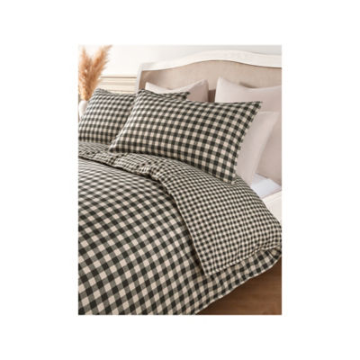 At Home with Stacey Solomon Gingham Cotton Reversible Duvet Set - Double