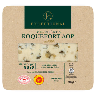 Exceptional by ASDA Vernières Roquefort AOP 100g