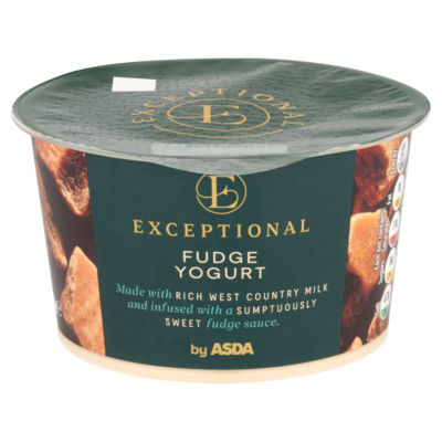 Exceptional by ASDA Fudge Yogurt 150g