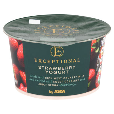 Exceptional by ASDA Strawberry Yogurt 150g