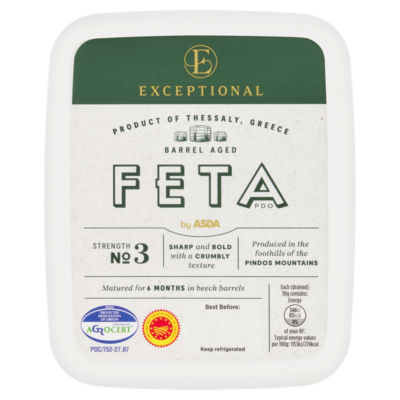 Exceptional by ASDA Barrel Aged Feta 200g