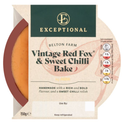 Exceptional by ASDA Vintage Red Fox & Sweet Chilli Bake 150g