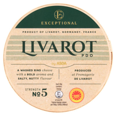 Exceptional by ASDA Livarot PDO 250g