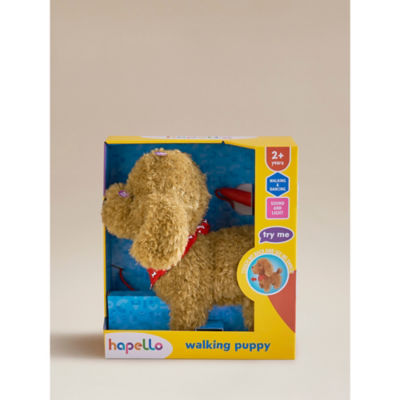 Hapello Hapello Brown Walking & Dancing Light & Sound Puppy