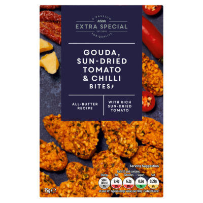 ASDA Extra Special Gouda, Sun-Dried Tomato & Chilli Bites 75g