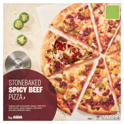 ASDA Stonebaked Spicy Beef Pizza 344g