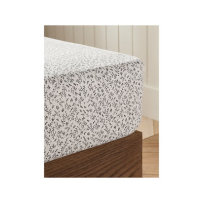 At Home with Stacey Solomon Floral Brushed Cotton Fitted Sheet - Single