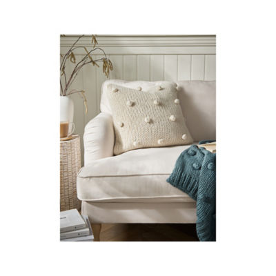 At Home with Stacey Solomon Natural Plain Cushion