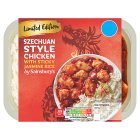 Sainsbury's Szechuan Style Chicken with Sticky Jasmine Rice Ready Meal for 1 400g