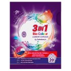 Sainsbury's 3 in 1 Bio Colour Laundry Capsules 20x13g