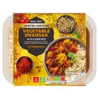 Sainsbury's Indian Vegetable Dhansak with Cumin Rice Ready Meal For 1 400g