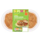 Sainsbury's Summer Vegan Tikka Veggie Burgers x2 216g