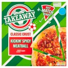 Sainsbury's Takeaway Classic Crust Kickin Spicy Meatball 529g