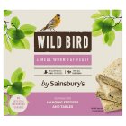 Sainsbury's Wild Bird Meal Worm Fat Feast x4 1.12kg