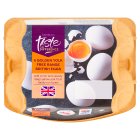 Sainsbury's Free Range White Golden Yolk Egg, Taste the Difference x6