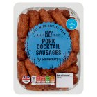 Sainsbury's Pork Cocktail Sausages x50 500g