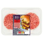 Sainsbury’s British Beef Extra Thin Lightly Seasoned Smash Burger, Taste the Difference x4 340g