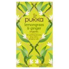 Pukka Organic Lemongrass & Ginger Herbal Tea Sachets x20 36g