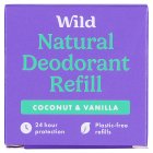 Wild Coconut & Vanilla Natural Deodorant Refill 40g