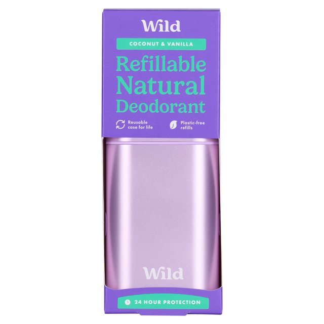 Wild Purple Case And Coconut & Vanilla Deodorant Starter Pack 40g