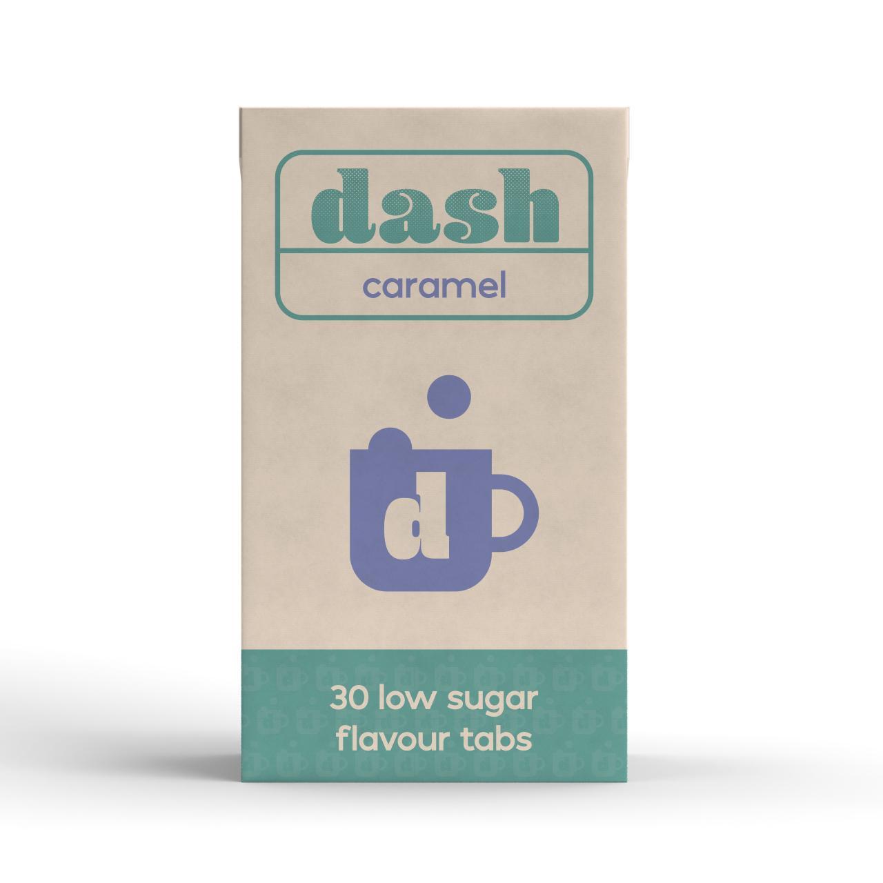 Dash Low Sugar Caramel Flavouring Tablets