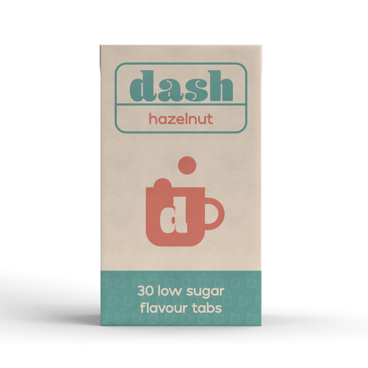 Dash Low Sugar Hazelnut Flavouring Tablets