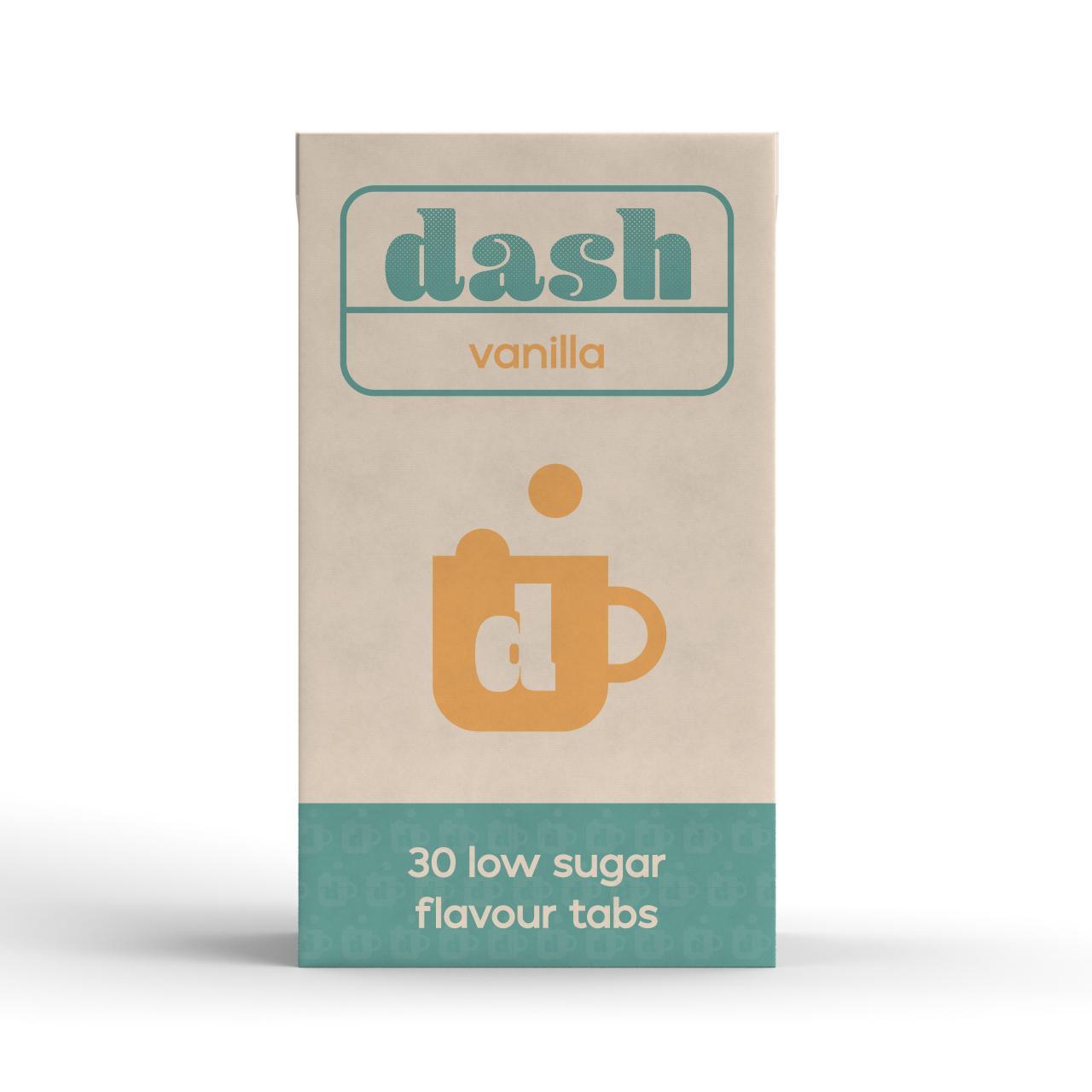 Dash Low Sugar Vanilla Flavouring Tablets