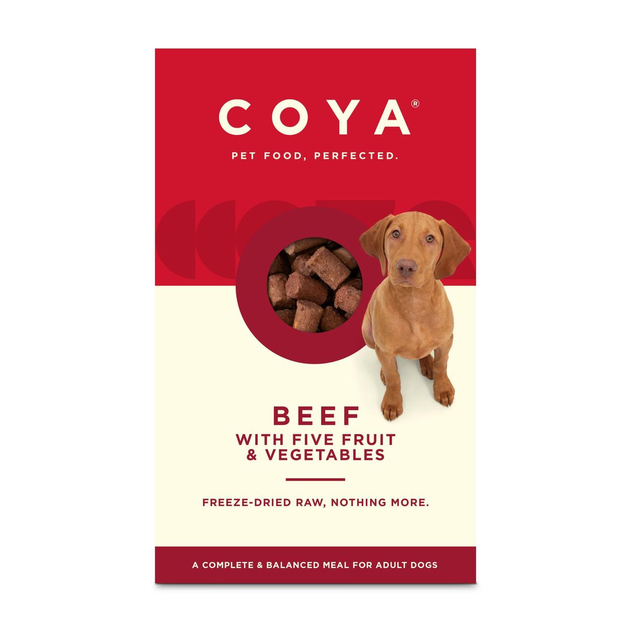 COYA Freeze-Dried Raw Adult Dog Food Beef