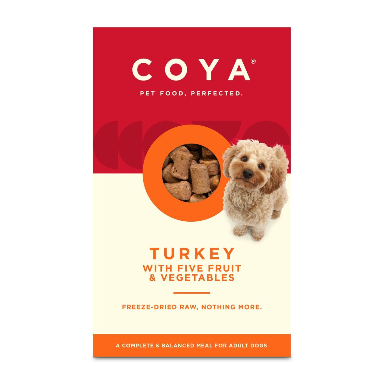 COYA Freeze-Dried Raw Adult Dog Food Turkey