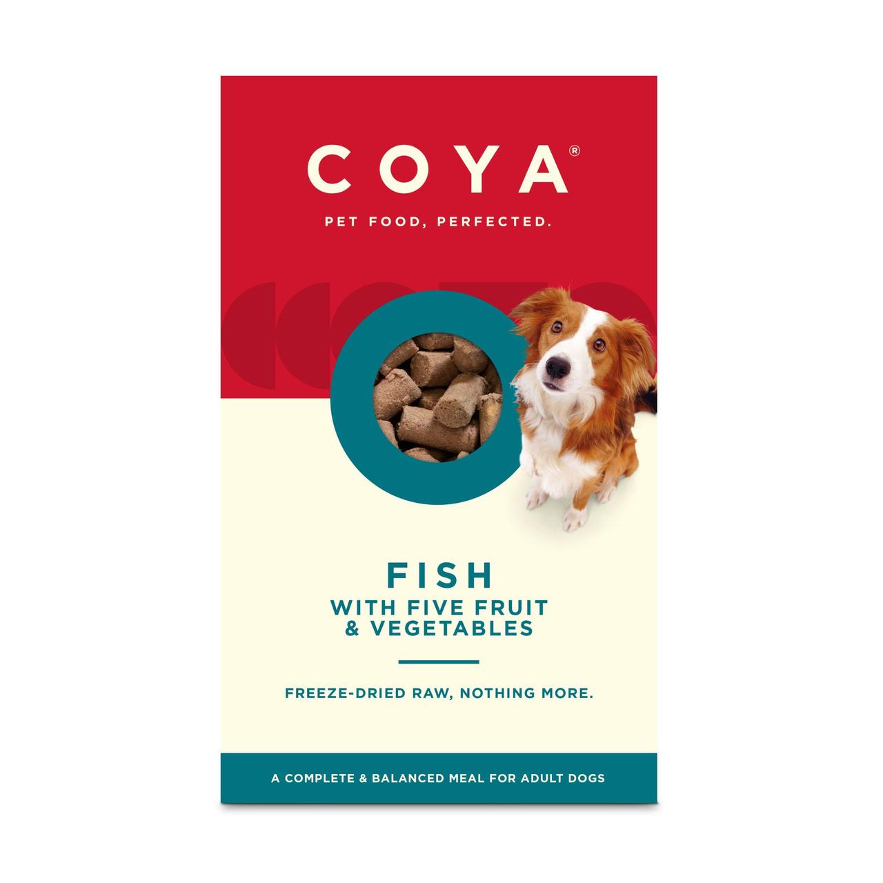 COYA Freeze-Dried Raw Adult Dog Food Fish