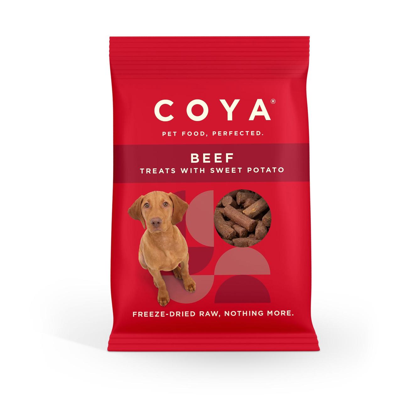 COYA Freeze-Dried Raw Adult Dog Treats Beef