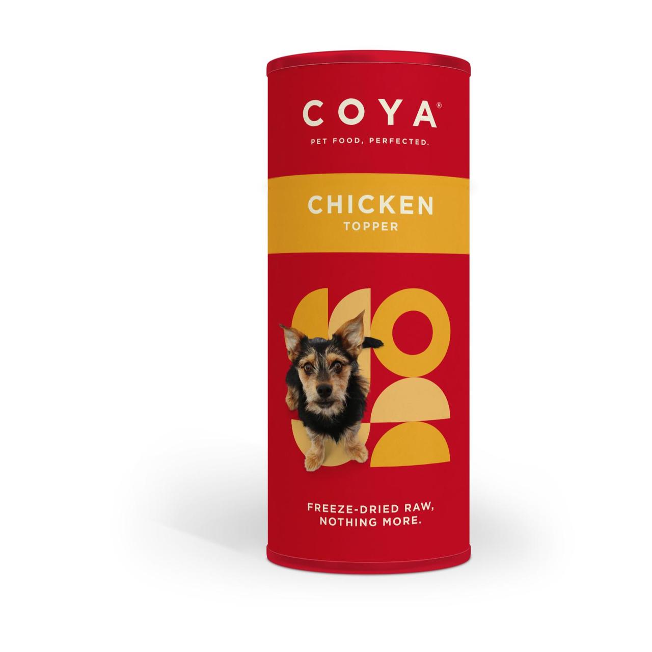 COYA Freeze-Dried Raw Adult Dog Food Topper Chicken