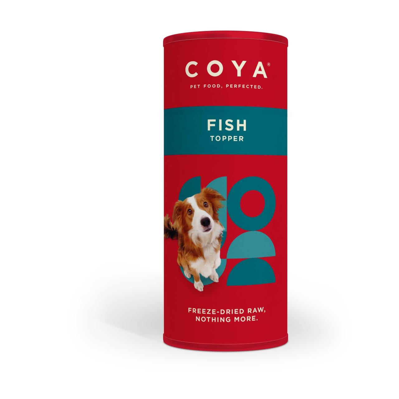 COYA Freeze-Dried Raw Adult Dog Food Topper Fish